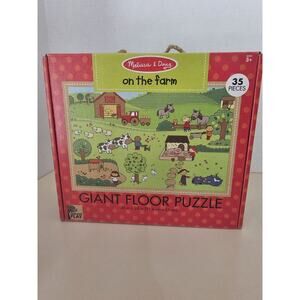 Melissa & Doug On The Farm Giant Floor Puzzle 36"x24" Ages 3+ Sealed 35 Pieces
